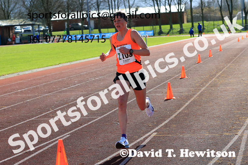 Senior Womens 6 Stage Road Relay, 2026 Northern Mens 12 and Womens 6 Stage Road Relays and Young Athletes 5k, Sheepmount Stadium, Carlisle. Photo: David T. Hewitson/Sports for All Pics